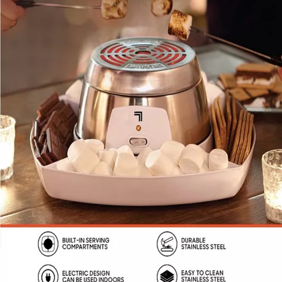 Sharper Image Electric Tabletop S'mores Maker, NEW - Picture 2 of 16